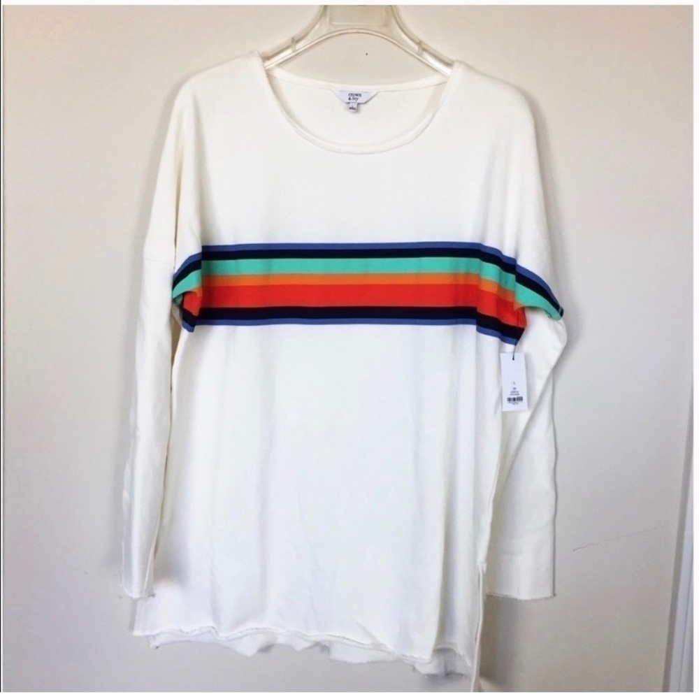 Crown and Ivy Essential Top White Size L